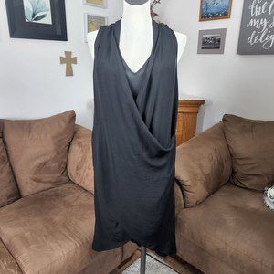 H&M Black Layered Tank Dress